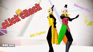 [MMD - FanFalls]  Bill Cipher and Star - cLick cRack (+dl)
