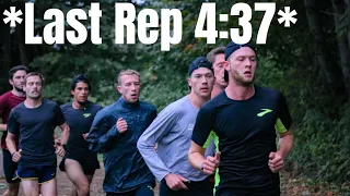 INTENSE MILE REPEATS WITH WORLD CLASS RUNNERS