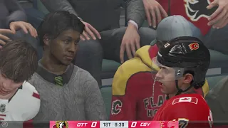 NHL 20 Season mode: Ottawa Senators vs Calgary Flames - (Xbox One HD) [1080p60FPS]
