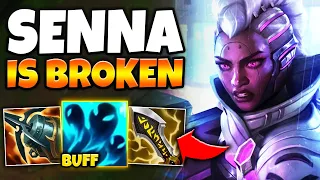 RIOT JUST BROKE SENNA WITH THESE NEW BUFFS! (CRIT DEBUFF REMOVED)