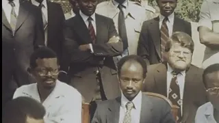 A young Museveni With American Ambassador In 1979.