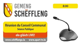 18.06.2021 Gemeng Schëffleng - Réunion du Conseil Communal, Séance Publique