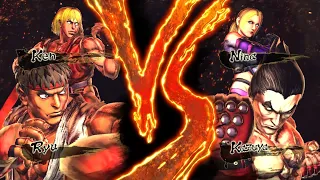 Street Fighter X Tekken: Arcade gameplay in medium with Ryu and Ken.