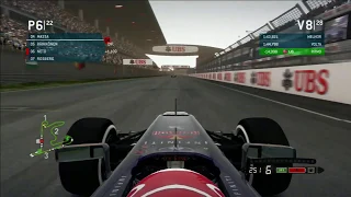 F1 2013 CAREER MODE SEASON 4-RED BULL/CHINESE GP/RACE GAMEPLAY PS3