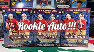 ROOKIE AUTO PULLED!!! 2023 Panini Illusions Blaster Review (x3)!