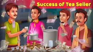 Success of Tea Seller English Story - English Fairy Tales | Learn English