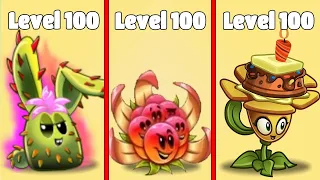 PvZ 2 10.3.1 New Plant BomBerry & Every Plant Level 100 Vs Team 200 Nutcracker Zombie