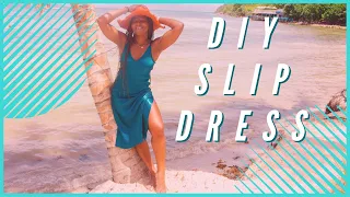 DIY Slip Dress cut on Bias| Sew Addicts