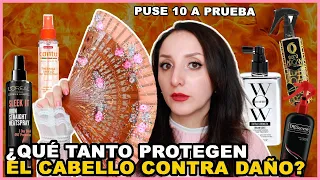 PONIENDO A PRUEBA DE FUEGO 10 PROTECTORES TÉRMICOS PARA EL CABELLO | Lau Kudo