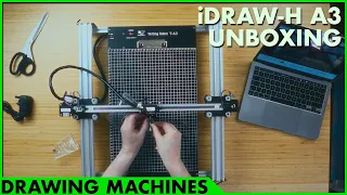 iDraw H A3 Unboxing | a quick drawing machine/pen plotter overview.