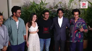 Aamir K, Rajkummar R, Alaya F, Sharad K, Udit N At The Song Launch Of “Papa Kehte Hain”