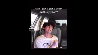 Ordering at a McDonalds drive-through - BTS vkook edition