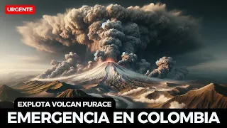 Volcán Puracé aumentó su actividad sísmica, advirtieron las autoridades: decretaron alerta naranja