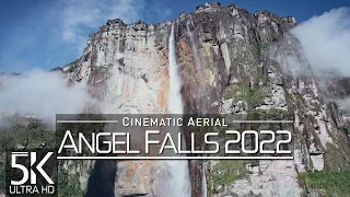 【5K】🇻🇪 Angel Falls from Above 🔥 WORLDS TALLEST WATERFALL 2022 🔥 Venezuela Cinematic Aerial™ Drone