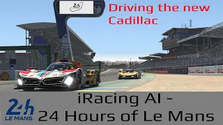 iRacing AI: 24 Hours of Le Mans (With the new Cadillac Hypercar)