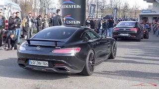 Mercedes AMG GT S w/ Straight Pipes - LOUD Revs !