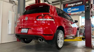 2009-2014 Volkswagen Golf GTI 2.0L Turbo MK6 Rev 9 Catback Exhaust Overview