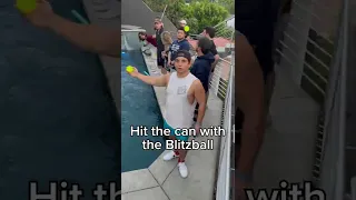 Hit the can with a Blitzball challenge