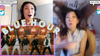 TXT (투모로우바이투게더) 'Blue Hour' Official MV 💙🎠 SISTERS REACTION 🤠🤠