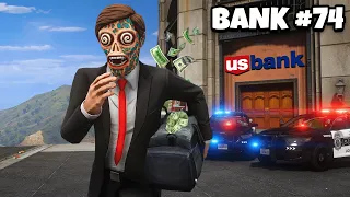 I Robbed 75 Banks in GTA 5 RP..