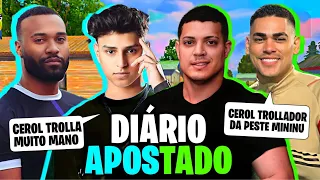 DIÁRIO APOSTADO! CEROL PASSOU DOS LIMITES COM NOBRU E RACHA E ZOOU TODO MUNDO! FT. GORILA!