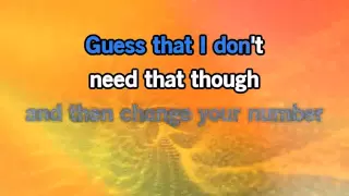 Gotye - Somebody That I Used to Know - Karaoke with Lyrics on Screen & Backing Vocals