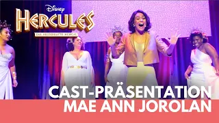 ⚡️ Disneys HERCULES Cast-Präsentation: Nein, ich bin nicht verliebt | Mae Ann Jorolan | Hamburg