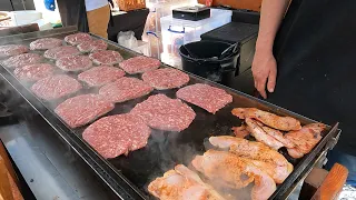 Big Burgers and Bacon of London. Chelsea Street Food Market