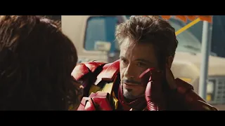 Tony Stark, Natasha Romanoff & Nick Fury Batendo um papo - Homem de Ferro 2 Dublado