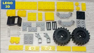 LEGO CITY, mini construction Vehicles bulldozer (Tutorial)