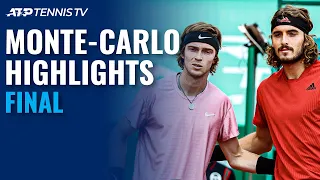 Stefanos Tsitsipas vs Andrey Rublev | Monte Carlo 2021 Final Highlights