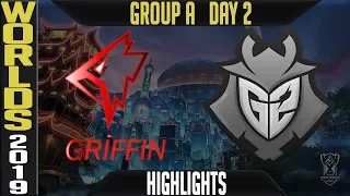 GRF vs G2 Highlights Game 1 | Worlds 2019 Group A Day 2 | Griffin vs G2 Esports - LCK vs LEC