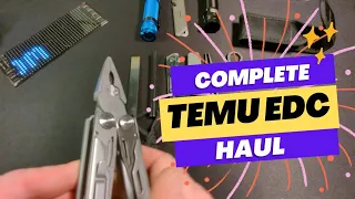 Temu EDC Haul | All 6 for Under $50!!!