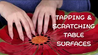 🎧ASMR TAP & SCRATCH on TABLE SURFACES / NO TALKING