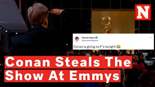 Conan Steals Show With Hilarious Bits At 2021 Emmys