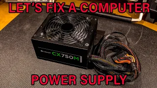Fix A Computer Power Supply!