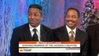 Jackson Five Brothers on TODAY Show - December 3, 2009