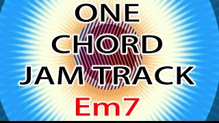 Em7 One Chord Funky Rock Guitar Backing Track