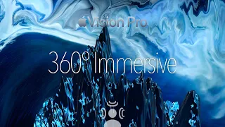 8K HDR 360º Immersive Digital Art | Mountain  🏔️ | Apple Immersive  Video | Apple Vision Pro