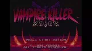 Castlevania Vampire Killer - Sega Mega Drive (Framemeister 1080p)