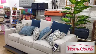 HOMEGOODS HOME FURNITURE ARMCHAIRS SOFAS COFFEE TABLES DECOR SHOP WITH ME SHOPPING STORE WALKTHROUGH