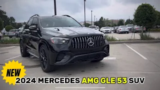 New 2024 AMG GLE 53 SUV in Obsidian with Bahia Brown interior‼️ #mercedes #car #gle53 #amg #cars