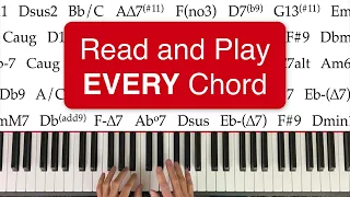 How to Play EVERY Chord and Chord Symbol - The 7 Systems