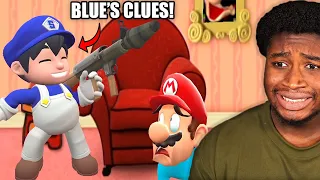 MARIO IN BLUE'S CLUES! | SMG4 Mario's Mysteries