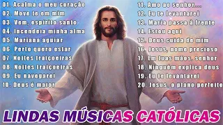 🙏 TOP 20 LINDAS MÚSICAS RELIGIOSAS CATÓLICAS LETRA MÚSICA  🙏 MADRUGADA MÚSICAS CATÓLICAS 2023🙏