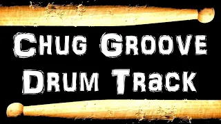 Chug Groove - 100 BPM Drum Track - Rock Drum Tracks for Bass Guitar Backing Beat 🥁 407