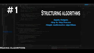 Making Algorithms #1| Roblox Scripting Tutorial