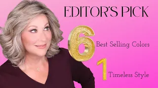 EDITOR'S PICK wig | 6 BEST SELLING COLORS | Raquel Welch | INDOOR & OUTDOOR lighting!