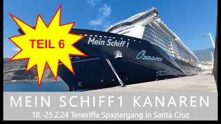 Kreuzfahrt mit der MEIN SCHIFF 1; Teneriffa einkaufen in Santa Cruz und eine besondere Begegnung