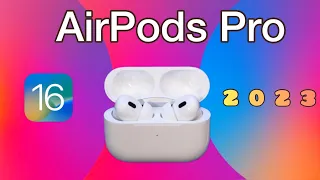 Обзор AirPods Pro копия 2023 iOS 16